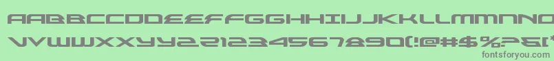 Alexisv3expand Font – Gray Fonts on Green Background