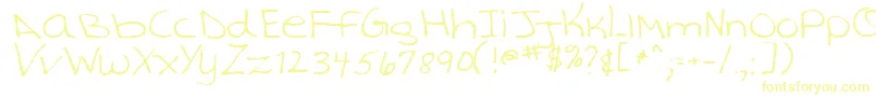 TashaRegular Font – Yellow Fonts