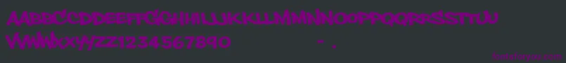 PhillysansRegular Font – Purple Fonts on Black Background
