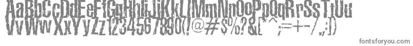 TerroramaChiseled Font – Gray Fonts