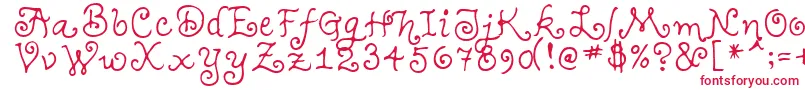 TeenageGirl1 Font – Red Fonts