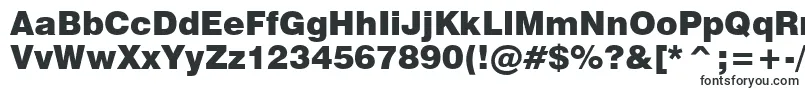 Шрифт Genevablck – шрифты для VK