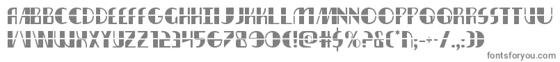 フォントNathanbrazillaser – 白い背景に灰色の文字