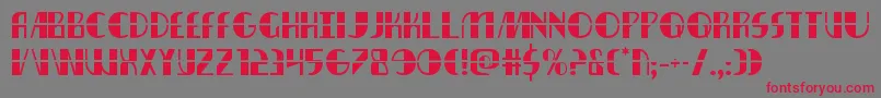 Nathanbrazillaser Font – Red Fonts on Gray Background