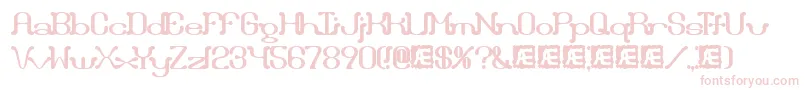 Draggleo Font – Pink Fonts on White Background