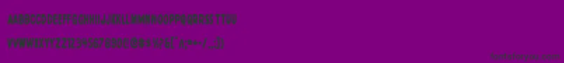 Excelsiorcomicscond Font – Black Fonts on Purple Background