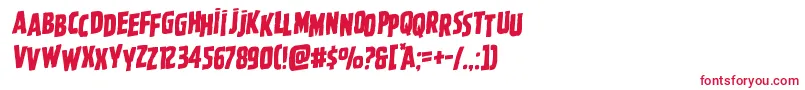 Ghoulishintentshiftrotal Font – Red Fonts