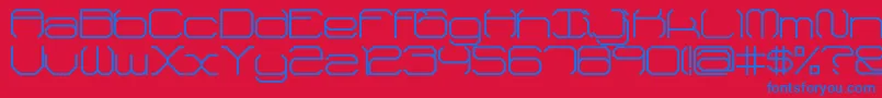 FhReverse Font – Blue Fonts on Red Background