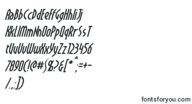  CrichtonItalic font