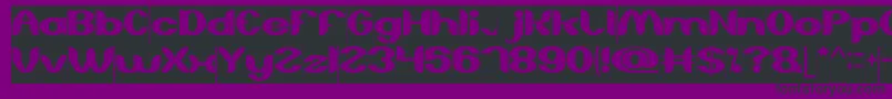AboutYouInverse-Schriftart – Schwarze Schriften auf violettem Hintergrund