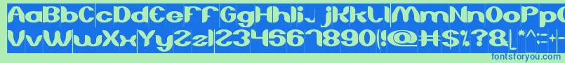 More about AboutYouInverse Font AboutYouInverse Font – Blue Fonts on Green Background