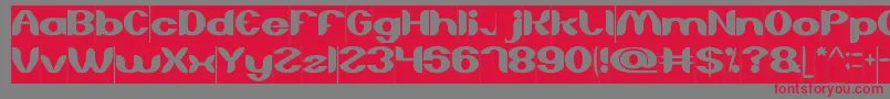 AboutYouInverse Font – Red Fonts on Gray Background