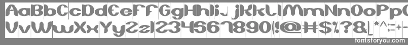 AboutYouInverse Font – White Fonts on Gray Background