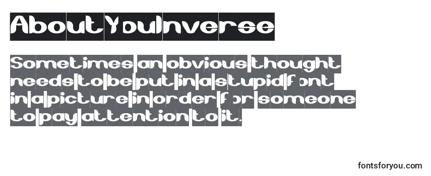 Обзор шрифта AboutYouInverse