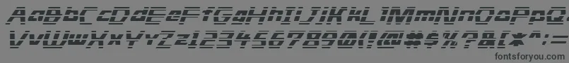 Stride Font – Black Fonts on Gray Background