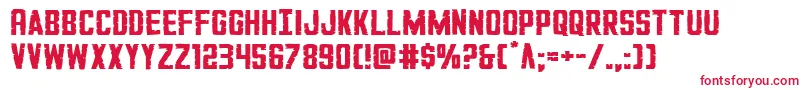 GiIncognitoexpand Font – Red Fonts on White Background