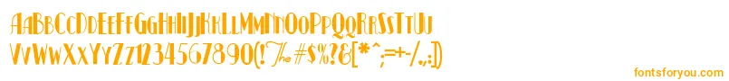 Шрифт KismetNormal – оранжевые шрифты