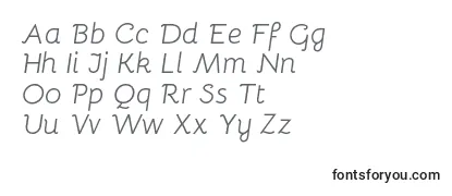 Обзор шрифта BellotaItalic