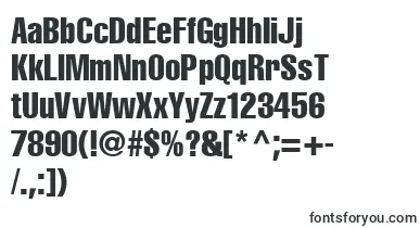  CyrilliccompressedMedium font