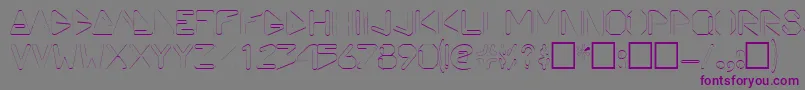ViceprezdisplaycapssskRegular Font – Purple Fonts on Gray Background