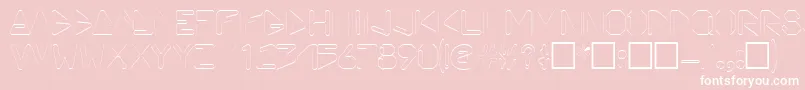 ViceprezdisplaycapssskRegular Font – White Fonts on Pink Background