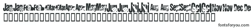 KrCalendar-fontti – Alkavat K:lla olevat fontit