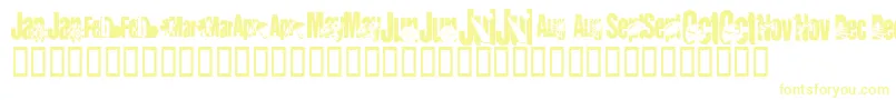 KrCalendar Font – Yellow Fonts