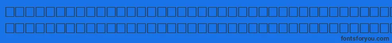 Шрифт Combuln – чёрные шрифты на синем фоне