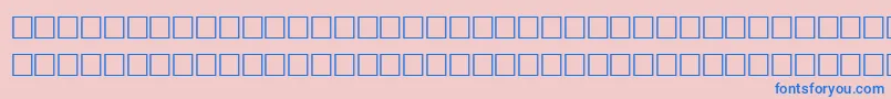 Combuln Font – Blue Fonts on Pink Background