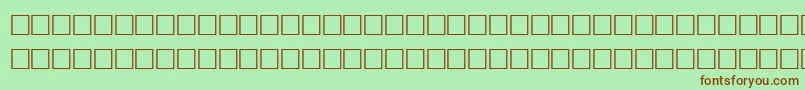 Шрифт Combuln – коричневые шрифты на зелёном фоне
