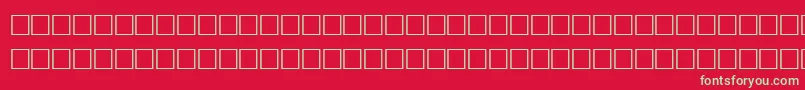 Combuln Font – Green Fonts on Red Background