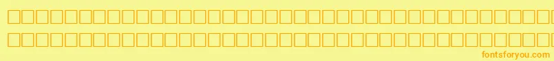 Combuln Font – Orange Fonts on Yellow Background