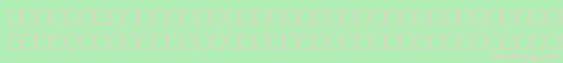 フォントCombuln – 緑の背景にピンクのフォント
