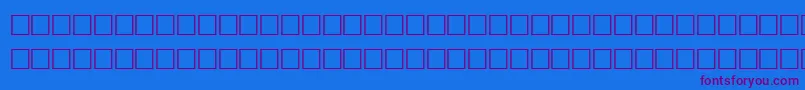 Combuln Font – Purple Fonts on Blue Background