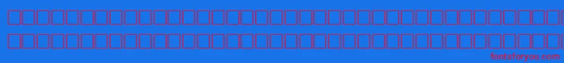 Шрифт Combuln – красные шрифты на синем фоне