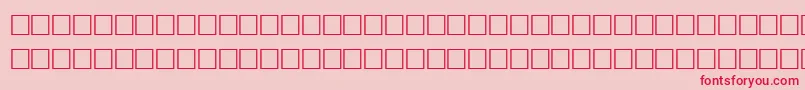 フォントCombuln – ピンクの背景に赤い文字