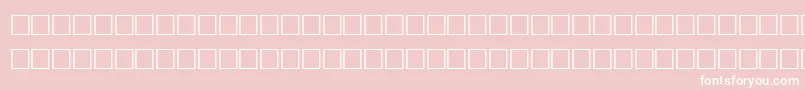 Combuln-fontti – valkoiset fontit vaaleanpunaisella taustalla
