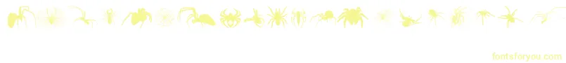 Araneae-fontti – keltaiset fontit
