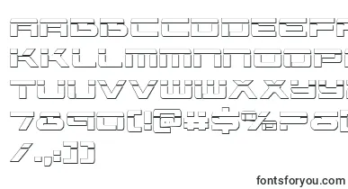  Vorpal3D font