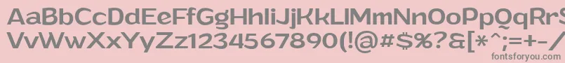 fuente GrandimediumPersonalUse – Fuentes Grises Sobre Fondo Rosa