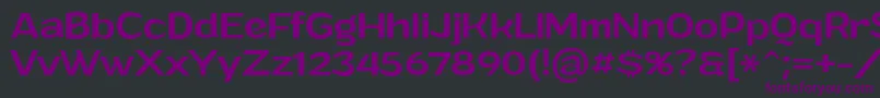 GrandimediumPersonalUse Font – Purple Fonts on Black Background