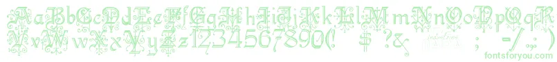 Kellyanngothic Font – Green Fonts