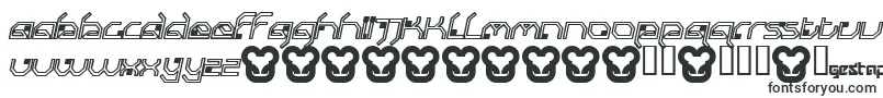Шрифт SubmitThinitalic – заполненные шрифты