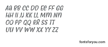 MyfrideRegularItalic Font