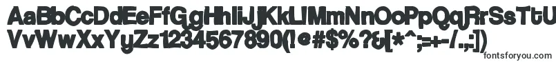 Шрифт Coolveticaink – широкие шрифты