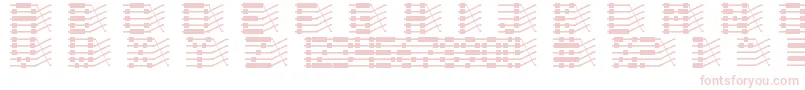 Chloriin Font – Pink Fonts on White Background