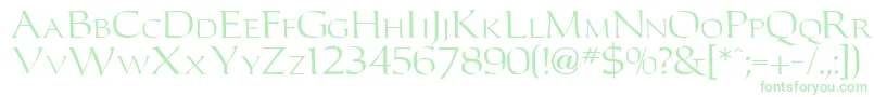 Carltonn Font – Green Fonts on White Background