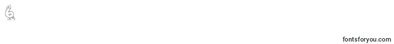 KrToonNumbers Font – Fonts for Digit 6