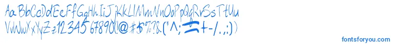 Aberaham9RegularTtcon Font – Blue Fonts