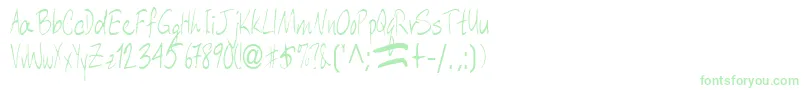 Aberaham9RegularTtcon Font – Green Fonts